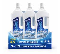 Gel limpiador de baño, Limpiador Antical para baño, Producto liquido para limpieza Baño y WC, desinfectante antibacterias sin lejía, Apto para WC, azulejos y suelo, Contiene 3 Botellas de 1.50 Litros