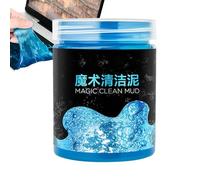 Gel limpiador de coche - polvo para el interior, limpiador de sellado reutilizable | Gel suave y pegajoso, fácil de limpiar la rejilla de ventilación del salpicadero y el teclado, compuesto