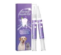 Gel limpiador de dientes de perro - 2 piezas gel para perros - Accesorios calmantes para casa granja hospital aseo para cachorro gato conejo