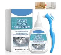 Gel limpiador de juntas de silicona, 100 ml, para pared, lavadora y frigorífico, fórmula antigoteo con pincel