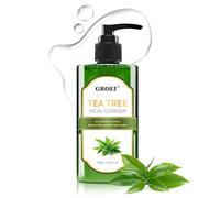 Gel Limpiador de Poros, Limpiador Hidratante con Aceite de Árbol de Té para Piel Grasa y Poros Dilatados, Gel de Limpieza contra Imperfecciones y Granos, 150 ml, pH neutro para la piel y vegano