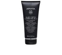 Apivita Gel limpiador desintoxicante negro para rostro y ojos 150mL