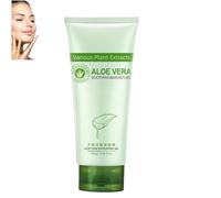 Gel limpiador exfoliante de aloe vera, exfoliante profundo de aloe vera, gel limpiador de aloe vera, gel exfoliante suave para el cuidado de la piel facial y corporal.