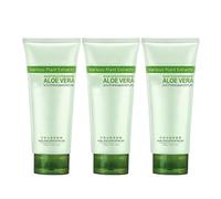 Gel limpiador exfoliante de aloe vera, gel exfoliante exfoliante facial, exfoliante facial de aloe vera, exfoliante limpiador suave para el cuidado de la piel