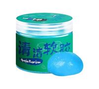 Gel limpiador para coche, arcilla limpiadora potente, moldeable, gel adhesivo reutilizable para quitar el polvo del teclado de la rejilla de ventilación del salpicadero del vehículo