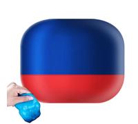 Gel limpiador para coche, limpiador de polvo interior, moco de detalle reutilizable, masilla de pegamento suave, uso en coche y oficina, gel no tóxico perfumado de lavanda, elimina migas de caminos de