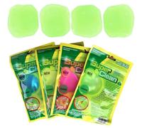 Gel Limpieza para Teclado 4 Piezas, Gels Limpiador de Polvo para Interior Coche, Limpieza Coche para Interiores,Teclado,Ordenador, Slime Limpiador Teclado Universal Polvo, Car Cleaning Gel (Verde)