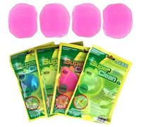 Gel Limpieza para Teclado 4 Piezas, Gels Limpiador de Polvo para Interior Coche, Limpieza Coche para Interiores,Teclado,Ordenador, Slime Limpiador Teclado Universal Polvo, Car Cleaning Gel (Rosa)