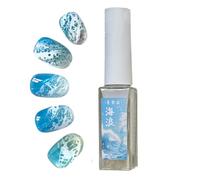 Gel Líquido para Uñas | Suministros para Manicura y DIY de 7.5ml con Efecto Mármol Difuminado - Esmalte De Gel Decorativo,Para Niñas Hermanas Profesionales Salón Hogar Viajes Excursiones