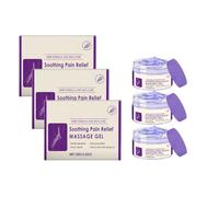 Gel Morado para Articulaciones con Extracto de Cúrcuma, Alivio del Dolor Articular, Gel de Masaje Morado Calmante, Crema De Tratamiento De Hueso De Absorción Rápida, Alivia La Rodilla Y Los Hombros