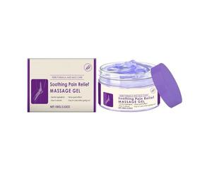 Gel Morado para Articulaciones con Extracto de Cúrcuma, Alivio del Dolor Articular, Gel de Masaje Morado Calmante, Crema De Tratamiento De Hueso De Absorción Rápida, Alivia La Rodilla Y Los Hombros