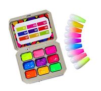 Gel Nagellack - 18ml Maniküre Set Palette | Salon Nagelgel Mit 9 Farben, Professionelles Gel-Maniküre Set Für Zuhause Party Hochzeit, Langlebige Fingernagelpolitur Für Frauen Mädchen