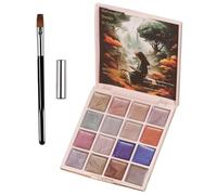 Gel Nail - 16 Color Gel Palette | Gels Nail - Nails Art Painting Manicure Kit With Magnet Brush Long Lasting Glossy Finish For Home Travel Use Women Girls DIY