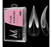 Gel Nail Extension Forms - Handmade Manicure Nail Mold | Handmade Manicure Supplies | 140 Pieces Curved Forms, Fingernail Extension Shaping Mold For Business Trip Traveling Home Use, Reusable