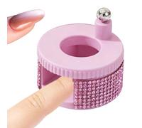 Gel Nail Magnet - 360 Rotating Nail Tool | Automatic Magnetic Art Tool For Gel Design With Rhinestone Effect For Beginners Home Salon