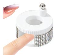 Gel Nail Magnet - Automatic 360 Degree Rotating Design, 4.7cm X 4.7cm X 4.3cm Magnetic Tool, 30g Manicure Fitment + Crafting, High-Quality Synthetic Polymer - For Beginners