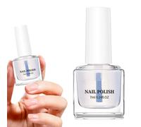 Gel Nail Polish - Clear Nail Polish | Nails Varnish, Base Coat And No Wipe Top Coat Set, 2×10ml Shine Finish And Long Lasting,Cruelty Free,Veğan,Soak-Off UV LED Nails Lamp Gel Base Top Coats