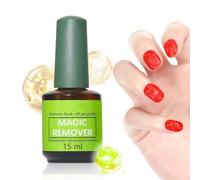 Gel Nail Remover - 15ml Fast Acting Gel Dissolver, Soak Free Nail Removal Solution For UV LED Manicure, Cleanup For Women, Girls, Beauty Salon, Professional, Home Use