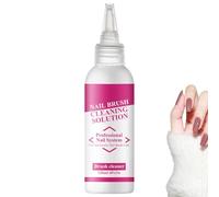Gel Nail Slip Solution - Brush Cleaner Liquid, 120ml Manicure Solvent | Nails Tool Rinse, Salon Supply | Gel Cleaning Solutions For Professionals Beginners Home Girls Beauty Lovers