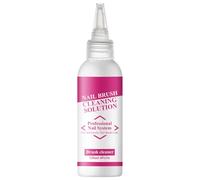 Gel Nail Slip Solution, Nail Cleanser Liquid, Quick Spreading Liquid, Harmless Formula, Nourishing Finish, Ideal for Salon Manicure Home Use, 120ml, Clear Bottle, 1 Piece