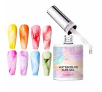 Gel Nails, Watercolor Nail Gel, Gradient Paint, Nail Crafting Gels