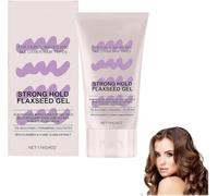 Gel orgánico para cabello y trenzas, fijación duradera y brillo natural, control hidratante del encrespamiento, definición de rizos y modelado de brillo para mujeres