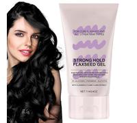 Gel para Cabello Rizado, Crema Humectante Antiencrespamiento Para Definir Rizos, Loción de Peinado Duradero para Uso Diario, Fiestas, Bodas, Viajes y Eventos Especiales