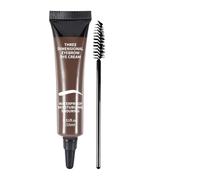 Gel para cejas de fijación fuerte, gel para peinar cejas resistente al agua, tubo compacto de 15 ml con aplicador de brocha de precisión, herramienta de maquillaje compacta con diseño apto para viajes