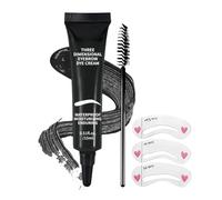 Gel para cejas de fijación fuerte, gel para peinar cejas resistente al agua, tubo compacto de 15 ml con aplicador de brocha de precisión, herramienta de maquillaje compacta con diseño apto para viajes