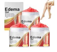 Gel para el alivio del edema en piernas,ungüento de drenaje linfático,crema terapéutica para piernas,crema calmante para el edema, gel de masaje corporal, alivio del (3 piezas)