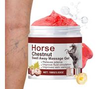 Gel para el cuidado de la piel, gel de masaje para el cuerpo natural, pomada térmica que promueve la circulación sanguínea, gel de masaje con castaño de indias y hojas rojas - Alivia el dolor
