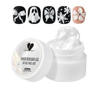 Gel Para Escultura De Uñas - Gel De Uñas Solid Para Esculpir - Producto de 5 ml No Pegajoso para Modelado, Tallado y Diseño de Extensiones para Mujeres y Salon Domestico