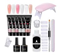 Gel para Extensión de Uñas,6 Colores de Larga Duración Extra Fuerte Multifuncional,Gel Constructor de Uñas - Para adultos, profesionales, entusiastas, mujeres, novia, chicas