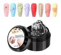Gel para modelado - Collaje modelador sin agua 3D, semipermanente, para French Tips Manicura Piedras Impresión Hoja Mujeres Chicas