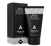Gel para pene Mega, 50 ml, crema para el alargamiento del pene, alarga y hace que el pene sea más grueso, para mayor longitud, circunferencia y estabilidad, cuidado íntimo eficaz para hombres