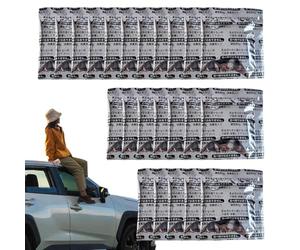 Gel Para Retrete de Camping,50 Bolsas de Polvo Compacto para,Absorbente Seguro Desodorizante para Urinario Exteriores Viajes Público Hogar Senderismo Pañales Adultos | Para Baño Adulto