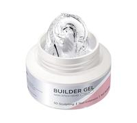 Gel para Uñas - Envase de 60ml de Geles de Escultura Sólida | Producto para Modelado Tridimensional | Geles Constructor de Manicura No Pegajosos, Extensión mediante Pintura Manual, Talla y Modelado, A