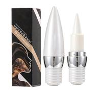 Gel Pencil Eye Liners | Smudge-resistant Long Wear Women's Makeup | White Black Gel Eye Liner Stick for Women Girlfriend Daily Commuting Gel Eye Liner Smudge-Proof Long-Lasting Women Makeup