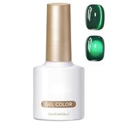 Gel Polish - Emerald Green Fingernail Color, Professional Manicure Supplies | Shimmer Magnetic Nail Gel For Women Beginners Professionals Home Salon Wedding Gift Wife Girlfriend Female Friends