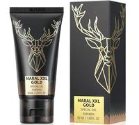 Gel Potenciador para Hombre XXL Gold | Aumenta la Longitud y el Grosor | Aumenta el Riesgo Sanguíneo | Reduce el Tiempo de Recuperación| Ingredientes Naturales | Gel Especial para Hombres