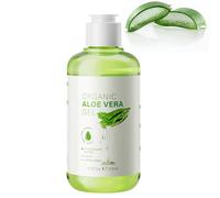 Gel puro de aloe vera, aloe vera natural, cuidado hidratante y calmante para la cara, cuerpo y cabello, gel natural después del sol para pieles secas y estresadas por el sol (1 unidad)