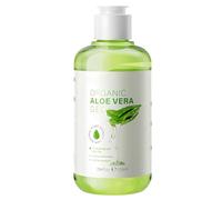 Gel Puro de Aloe Vera Orgánico Para Rostro y Cuerpo, Hidratante Calmante Para Quemaduras Solares, Piel Seca e Irritaciones, Rico en Vitaminas, Absorción Rápida, Para Cuidado Diario de la Piel