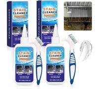 Gel Quitamanchas Doméstico, 2025 Nuevo Limpiador de Lechada de 100ml, Limpiador de Lavadora para Limpiar la Lechada, Azulejos, Refrigerador, Ventanas, Baño, Manchas del Fregadero de la Cocina-2 PCS