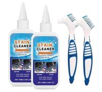 Gel quitamanchas, limpiador de lavadoras de 100 ml, potente gel limpiador para limpiar lechada, azulejos, refrigerador, ventanas, baños y fregaderos. (2pcs)