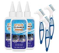 Gel quitamanchas, limpiador de lavadoras de 100 ml, potente gel limpiador para limpiar lechada, azulejos, refrigerador, ventanas, baños y fregaderos. (3pcs)