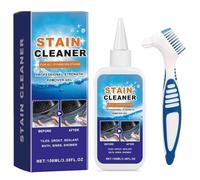 Gel quitamanchas, limpiador de lavadoras de 100 ml, potente gel limpiador para limpiar lechada, azulejos, refrigerador, ventanas, baños y fregaderos. (1pcs)