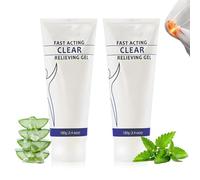 Gel refrescante calmante 100 g, loción corporal refrescante y deportiva, contiene mentol e incienso, de rápida absorción, apto para hombres y mujeres, alivia la tensión muscular.