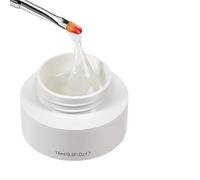 Gel reparador de uñas agrietado, 15 ml, gel reparador de base, pegamento | Nail Fix para antes de acostarse, viajar, después de la ducha, uso diario en casa y spa de salón