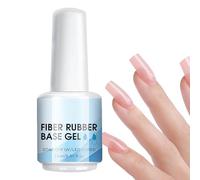 Gel Reparador de Uñas, Base Reconstrucción Transparente para Reparar Uñas Rotas, 15ml Secado Rápido Accesorios de Manicura para Salón Viaje Hogar