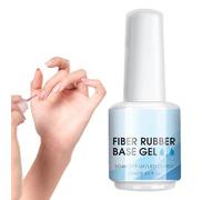 Gel reparador de uñas: constructor transparente para uñas rotas, gel de manicura fortalecedor, solución protectora protectora, curado con LED UV de 15 ml | Recuperación de daños duradera antes del sal